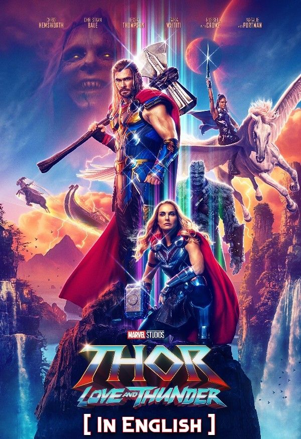 poster of Thor: Love and Thunder (2022) English [5.1 DD] ORG HDRip